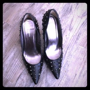 Black heels worn once